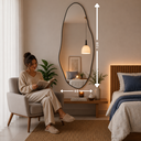Ver imagem 4 de Espelho Malta - Linha Metal - - Off-White - 120x60 - sem LED