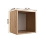 Nicho para Quarto Infantil 30 X 30 Cm Itapuã Branco Ed Completa Móveis - 2