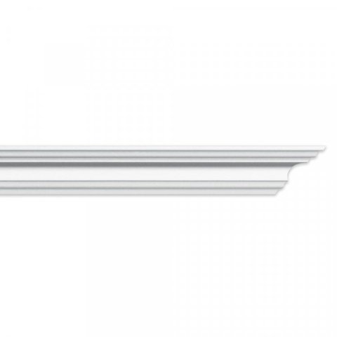 Kit 120m Linear Roda Teto Perfil de Poliestireno K35 Branco Homestar