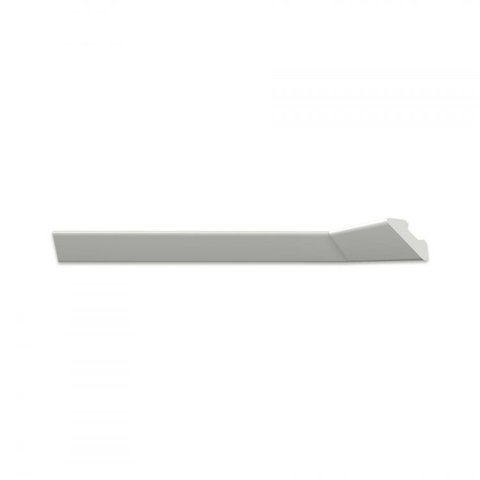Kit 120m Linear Roda Teto Perfil de Poliestireno L45 Branco Homestar