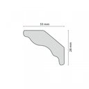 Ver imagem 2 de Kit 120m Linear Roda Teto Perfil de POLIESTIRENOM35 Branco Homestar