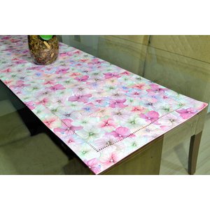 Caminho de Mesa Dupla Face 1,40m - Floral Glamour Arte & Tear