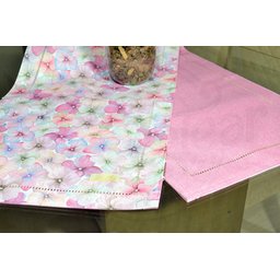 Caminho de Mesa Dupla Face 1,40m - Floral Glamour Arte & Tear - 2