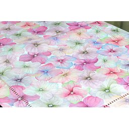 Caminho de Mesa Dupla Face 1,40m - Floral Glamour Arte & Tear - 5