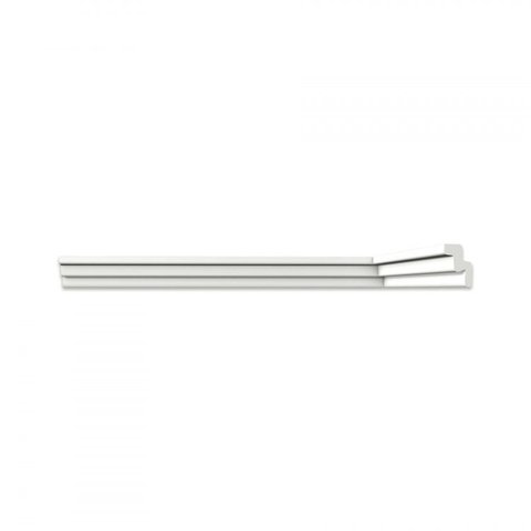 Kit 120m Linear Roda Teto Perfil de Poliestireno T30 Branco Homestar