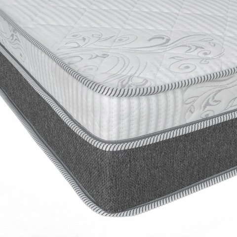 Colchão Solteiro Molas Superlastic Cinza Miami