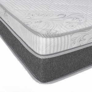 Colchão Solteiro Molas Superlastic Cinza Miami