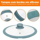 Ver imagem 2 de Jogo de Panelas de Induçao Revestimento Cerâmica Genebra Plus 7 Peças - Casambiente