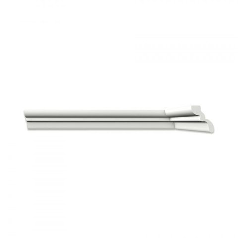 Kit 120m Linear Roda Teto Perfil de Poliestireno S50 Branco Homestar