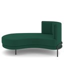 Ver imagem 5 de Sofá Chaise Longue Sala de Estar Living Lucca Esquerdo D02 Veludo Verde C-303 - Lyam Decor