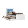 Cama com Auxiliar Laura Branco e Azul - 2