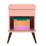 Mesa de Apoio Infantil Com 1 Nicho Melinda Cor Rosê Phoenix Baby 10308 - ROSÊ - 1