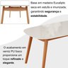 Conjunto Sala de Jantar Mesa 180x80cm Tampo em Mdf com Vidro 6 Cadeiras Ceci Yescasa - 9