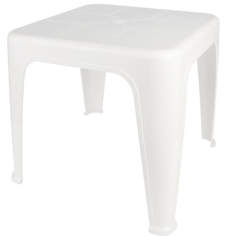 Mesa Plástica de Apoio 43x51cm Branca - 15151301 - Mor Mesa Plástica de Apoio 43x51cm Branca 1515130