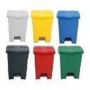 Ver imagem 2 de Kit Com 3 Lixeira Com Pedal 60l (p60):Vermelho