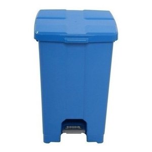 Kit Com 3 Lixeira Com Pedal 60l (p60):Vermelho