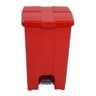 Kit Com 3 Lixeira Com Pedal 60l (p60):Vermelho - 3