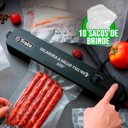 Ver imagem 1 de Seladora a Vácuo Portátil Alimentos Doméstica Bivolt + 10 Sacos de Brinde