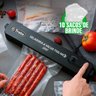 Seladora a Vácuo Portátil Alimentos Doméstica Bivolt + 10 Sacos de Brinde - 1