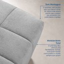 Ver imagem 6 de Puff Modular de Espuma Easybox CabeCasa MadeiraOriginals Cinza Claro