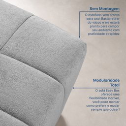 Puff Modular de Espuma Easybox CabeCasa MadeiraMadeira - 5