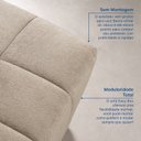 Ver imagem 5 de Puff Modular de Espuma Easybox CabeCasa MadeiraOriginals Marrom Taupe