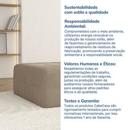 Puff Modular de Espuma Easybox CabeCasa MadeiraMadeira - 9