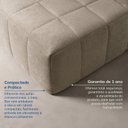 Ver imagem 7 de Puff Modular de Espuma Easybox CabeCasa MadeiraOriginals Marrom Taupe