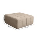 Ver imagem 3 de Puff Modular de Espuma Easybox CabeCasa MadeiraOriginals Marrom Taupe