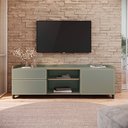 Ver imagem 1 de Rack para Tv até 75 Polegadas 100% MDF 58x 182x 48cm Flea 