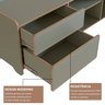Rack para Tv até 75 Polegadas 100% MDF 58x 182x 48cm Flea  - 7