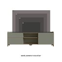 Ver imagem 2 de Rack para Tv até 75 Polegadas 100% MDF 58x 182x 48cm Flea 