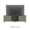 Rack para Tv até 75 Polegadas 100% MDF 58x 182x 48cm Flea  - 2