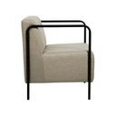 Ver imagem 4 de Poltrona Lino 1 Lugar 66cm X 77cm Bege