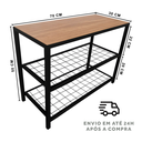 Ver imagem 7 de Sapateira Banco Strassis Design Sd-3501-69 Preto
