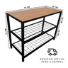 Sapateira Banco Strassis Design Sd-3501-69 Preto - 7