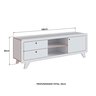 Rack para Tv até 75 Polegadas 100% MDF 180x 45x 60 cm Jimmy  - 3