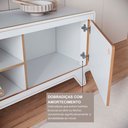 Ver imagem 7 de Rack para Tv até 75 Polegadas 100% MDF 180x 45x 60 cm Jimmy