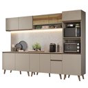 Ver imagem 2 de Armário de Cozinha Completa 300 Cm Nice Madesa 01 Crema