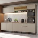 Ver imagem 1 de Armário de Cozinha Completa 300 Cm Nice Madesa 01 Crema