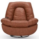 Ver imagem 3 de Poltrona Reclinável Elétrica com Massagem e Aquecimento Salvana L07 Couríssimo Marrom - Lyam