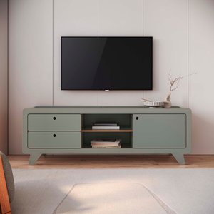 Rack para Tv até 75 Polegadas 100% MDF 180x 45x 60 cm Jimmy 
