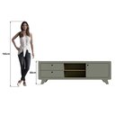 Ver imagem 4 de Rack para Tv até 75 Polegadas 100% MDF 180x 45x 60 cm Jimmy 