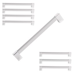 Kit 8 Puxador 128mm Alumínio Móveis Gaveta Armário Cozinha - 1