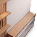 Ver imagem 3 de Estante Home Theater Maceió Freijó/off White para Tv até 65” - Colibri