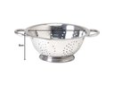 Ver imagem 3 de Kit Essencial Aço Inox 3 Peças Escorredor de Macarrão, Arroz e Saladeira - Mundial Import