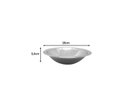 Ver imagem 5 de Kit Essencial Aço Inox 3 Peças Escorredor de Macarrão, Arroz e Saladeira - Mundial Import