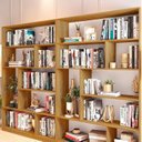 Ver imagem 6 de Kit 2 Estante para Livros 180CMX240CM 4 Prateleiras Seattle Yescasa Marrom/Freijó