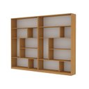 Ver imagem 2 de Kit 2 Estante para Livros 180cmx240cm 4 Prateleiras Seattle Yescasa