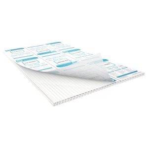 Chapa de Policarbonato Alveolar 1,05x6,00 4 Milímetros Branco Leitoso